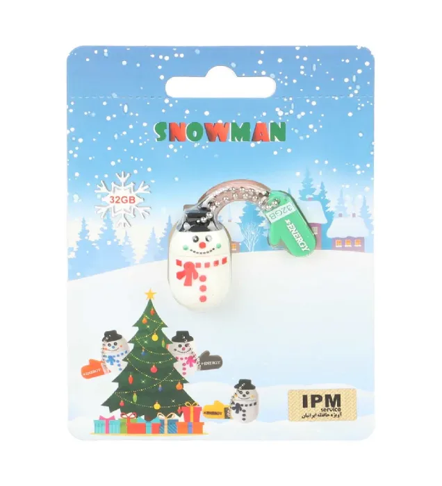 تصویر  فلش مموری ایکس انرژی مدل Snowman ظرفیت 32 گیگابایت