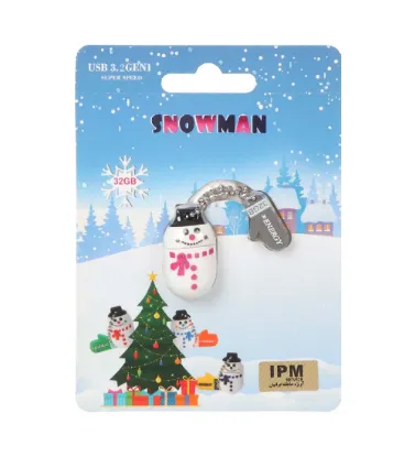 تصویر  فلش مموری ایکس انرژی مدل Snowman ظرفیت 32 گیگابایت