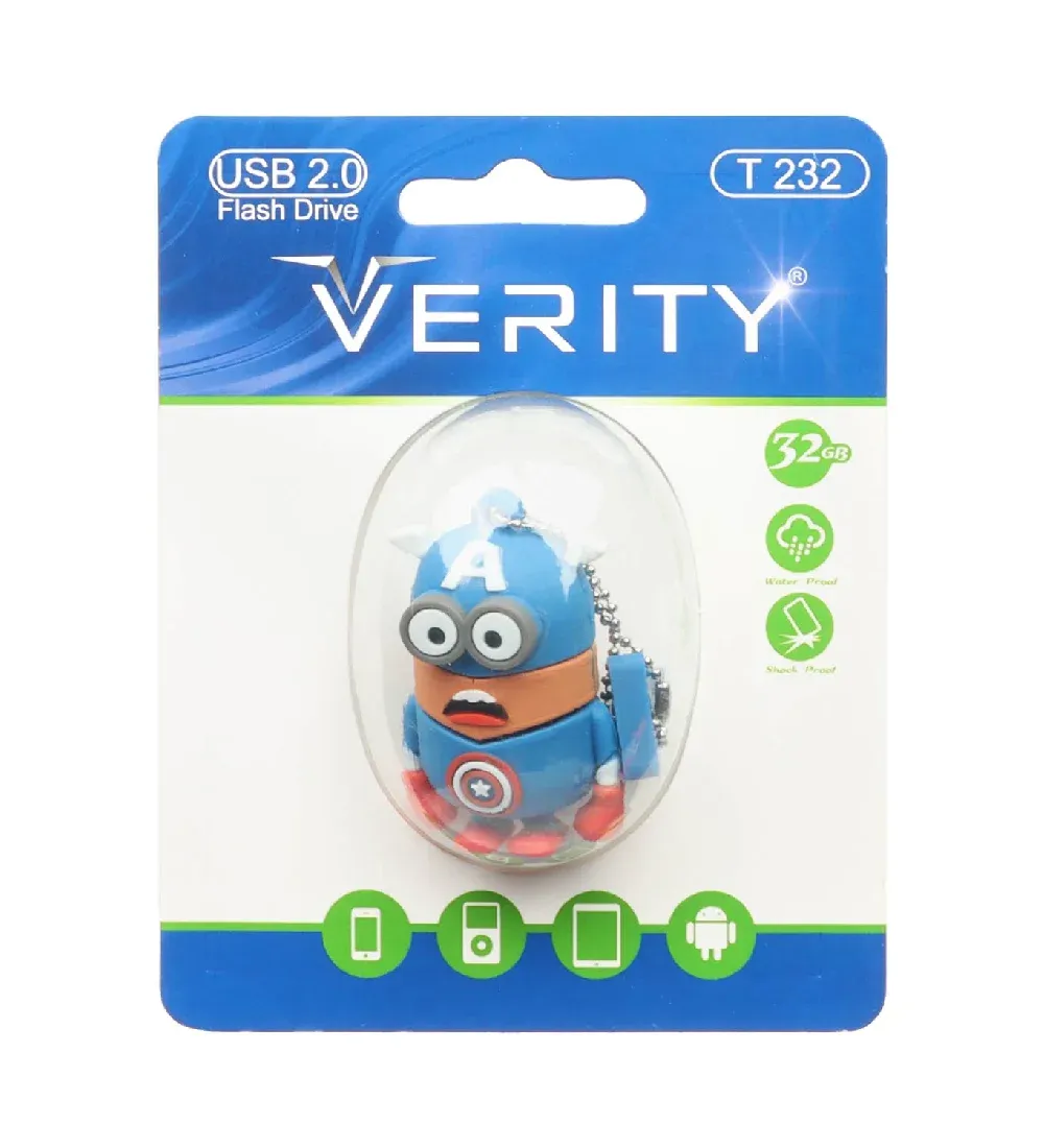 تصویر  فلش مموری عروسکی وریتی مدل T232 ظرفیت 32 گیگابایت