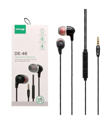 تصویر هندزفری با سیم دینلاین مدل DE-46