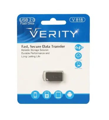 فلش مموری وریتی مدل V818 USB 2.0 ظرفیت 64 گیگابایت