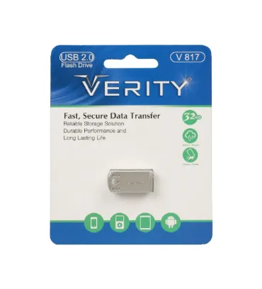 فلش مموری وریتی مدل V817 ظرفیت 32 گیگابایت نقره ای