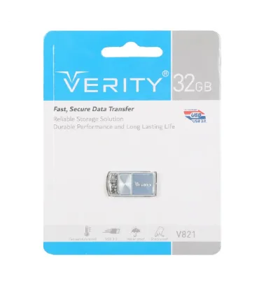 تصویر  فلش مموری وریتی 32 گیگابایت نقره ای