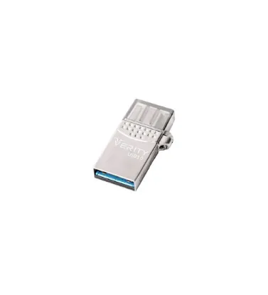 تصویر  فلش مموری وریتی 64 گیگابایت نقره ای