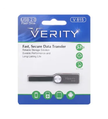 فلش مموری وریتی مدل V815 ظرفیت 32 گیگابایت نقره ای