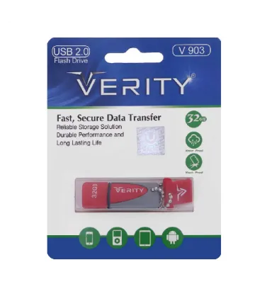 تصویر  فلش مموری وریتی مدل V903 ظرفیت 32 گیگابایت قرمز