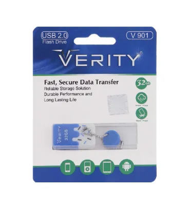 فلش مموری وریتی مدل V901 ظرفیت 32 گیگابایت آبی