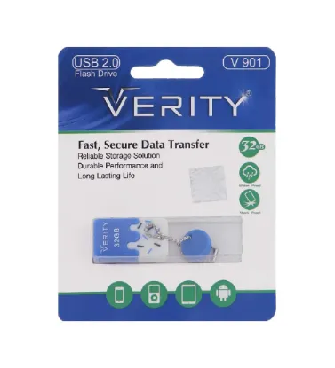 تصویر  فلش مموری وریتی مدل V901 ظرفیت 32 گیگابایت آبی