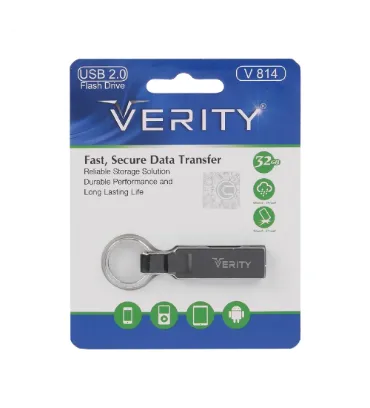 فلش مموری وریتی مدل V814 ظرفیت 32 گیگابایت مشکی