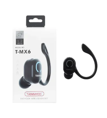 تصویر  هندزفری بی سیم ترانیو مدل T-MX6 تک گوش