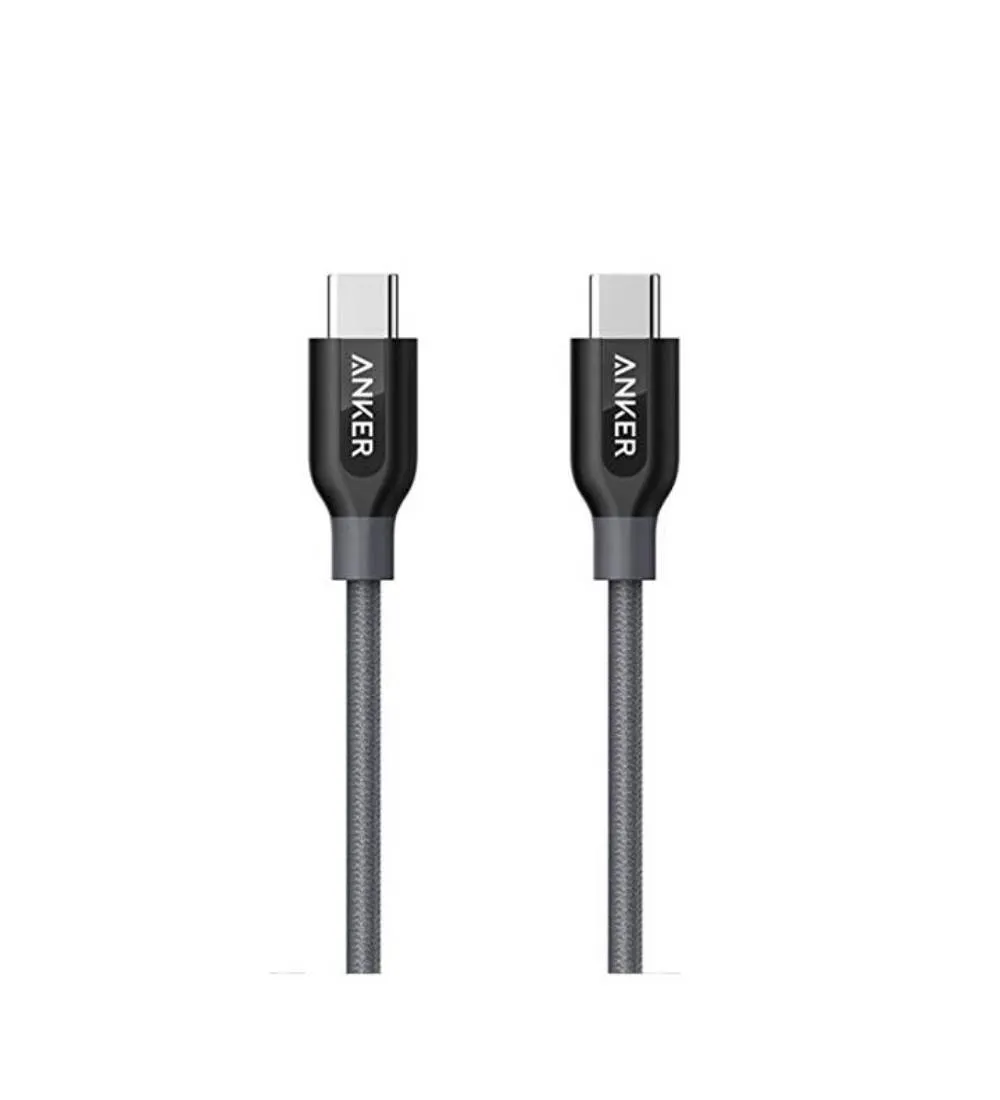 تصویر  کابل شارژ USB Type-C به USB Type-C انکر 0.9 متر مدل A8187