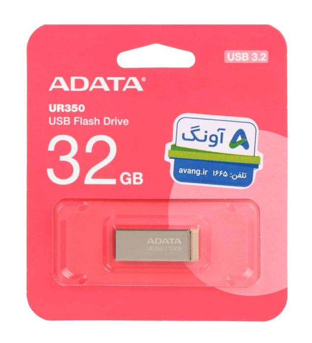 تصویر  فلش مموری ای دیتا مدل UR350 USB 3.2 ظرفیت 32 گیگابایت