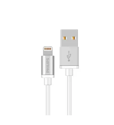 تصویر  کابل 1.2 متری USb به Lightning فیلیپس مدل Philips DLC2508M
