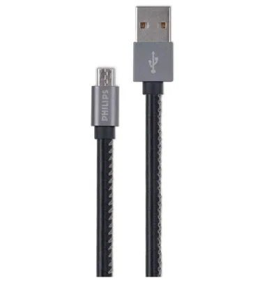 کابل 1.2 متری USb به Micro فیلیپس مدل Philips DLC2518 B