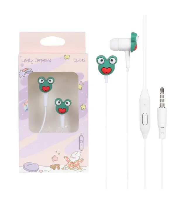 تصویر  هندزفری با سیم لاولی مدل QL-512 طرح 9 تصویر  هندزفری با سیم لاولی مدل QL-512 طرح 9