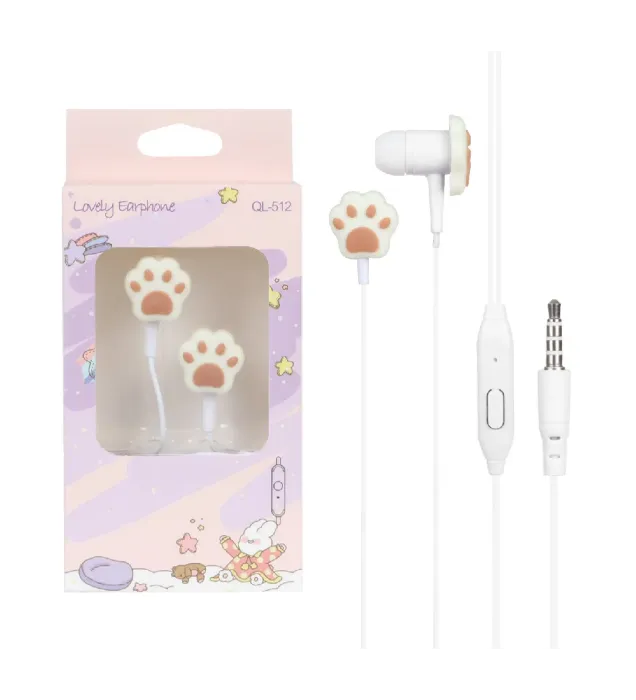 تصویر  هندزفری با سیم لاولی مدل QL-512 طرح 9 تصویر  هندزفری با سیم لاولی مدل QL-512 طرح 9