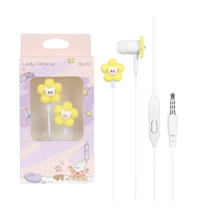 تصویر  هندزفری سیمی لاولی مدل QL-512 طرح 11 تصویر  هندزفری سیمی لاولی مدل QL-512 طرح 11