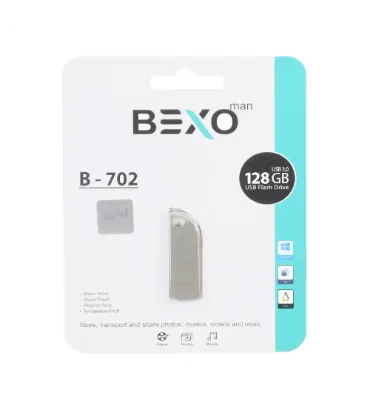 تصویر  فلش مموری بکسو  128 گیگابایت مدل  B-702 USB3.0
