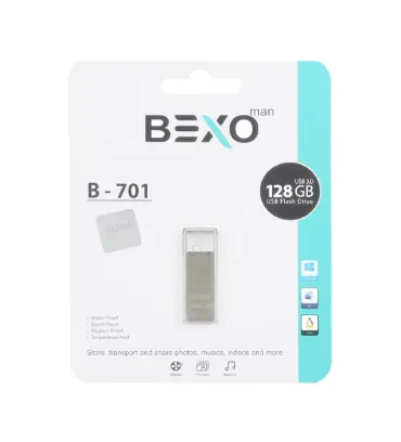 تصویر  فلش مموری بکسو  128 گیگابایت مدل  B-701 USB3.0