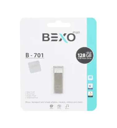 تصویر  فلش مموری بکسو  128 گیگابایت مدل  B-701 USB3.0