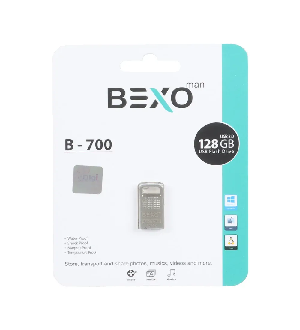 تصویر  فلش مموری بکسو  128 گیگابایت مدل B-700 USB3.0