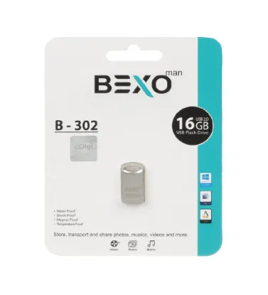 تصویر  فلش مموری بکسو 16 گیگابایت مدل B-302 USB2.0