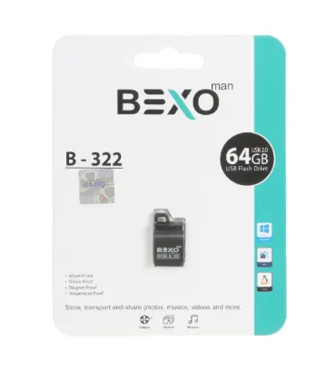 فلش مموری بکسو  64 گیگابایت مدل B-322 USB2.0