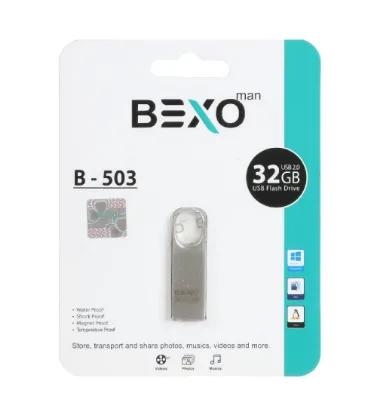 تصویر  فلش مموری بکسو  32 گیگابایت مدل B-503 USB2.0