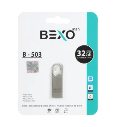 تصویر  فلش مموری بکسو مدل B-503 USB 2.0 ظرفیت 32 گیگابایت