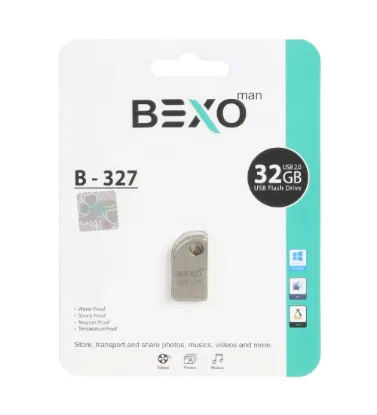 تصویر  فلش مموری بکسو  32 گیگابایت مدل B-327 USB2.0