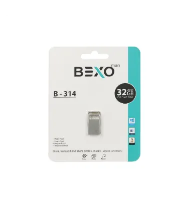 تصویر  فلش مموری بکسو  32 گیگابایت مدل B-314 USB2.0