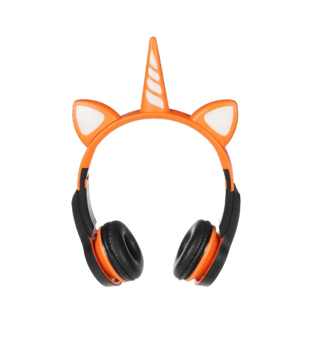 تصویر  هدفون فانتزی بی سیم طرح اسب تک شاخ مدل XY-212