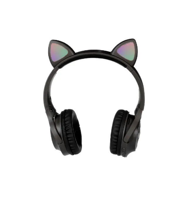 تصویر  هدفون فانتزی بی سیم طرح گربه مدل LY-021