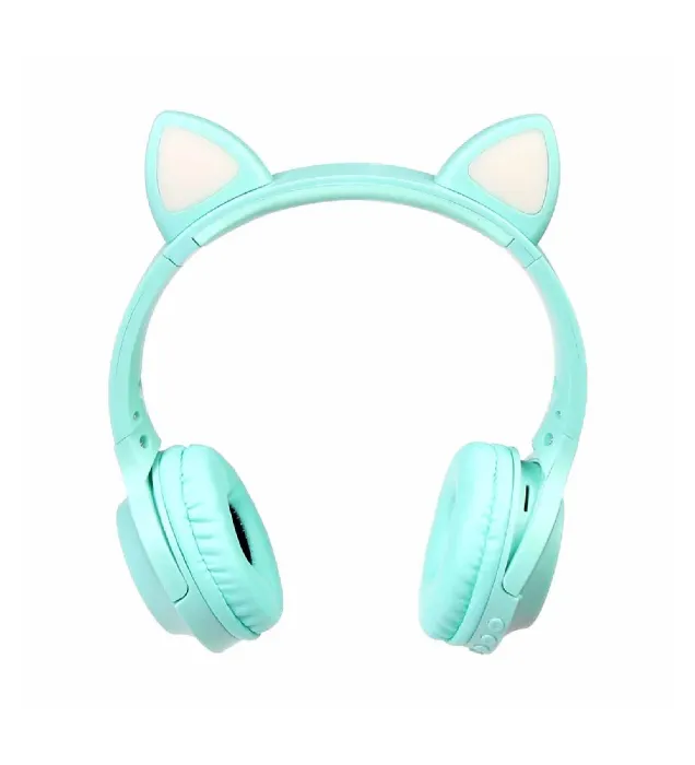تصویر  هدفون فانتزی بی سیم طرح گربه مدل LY-021