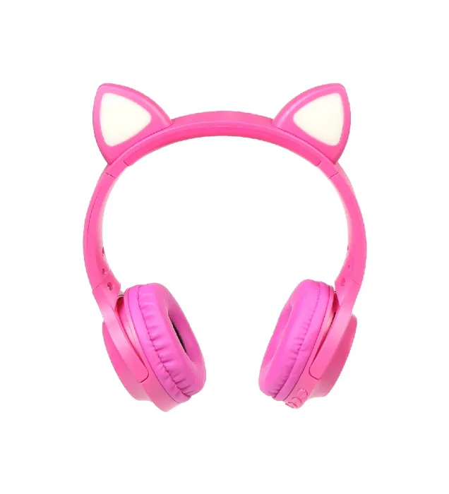 تصویر  هدفون فانتزی بی سیم طرح گربه مدل LY-021