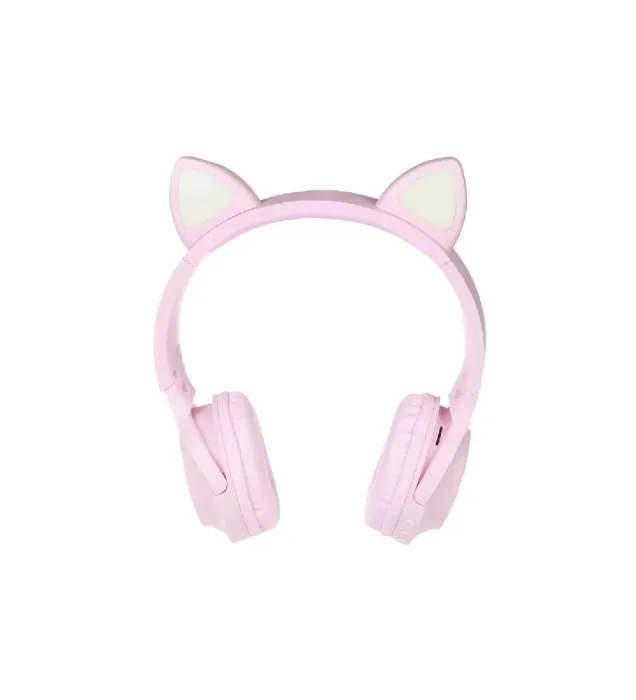 تصویر  هدفون فانتزی بی سیم طرح گربه مدل LY-021