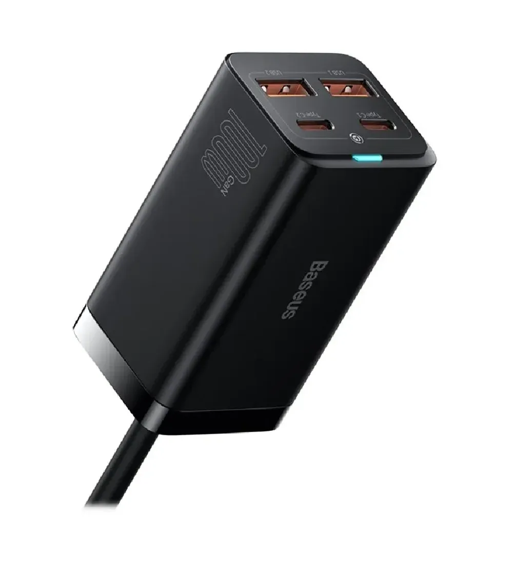 تصویر  هاب شارژر 4 پورتی 65 واتی بیسوس مدل Baseus GaN3 Pro fast charger ccgp000101