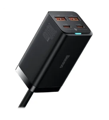 تصویر  هاب شارژر 4 پورتی 65 واتی بیسوس مدل Baseus GaN3 Pro fast charger ccgp000101