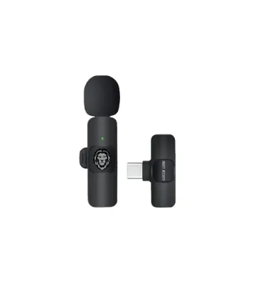 تصویر  میکروفن یقه‌ای گرین لاین Type-C / Lightning مدل GNSOLOWMICBK