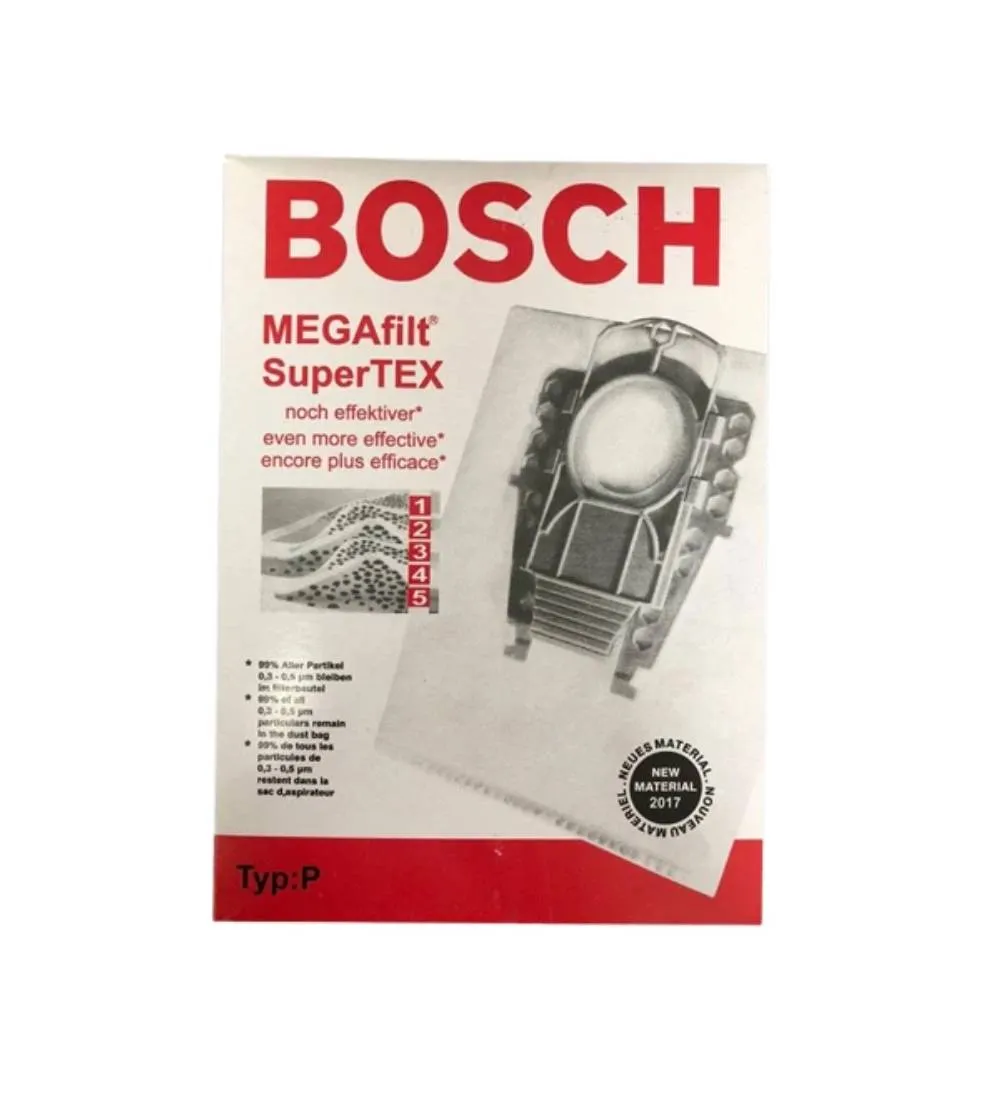 تصویر  پاکت جاروبرقی بوش مدل Type P (بسته 5 عددی)