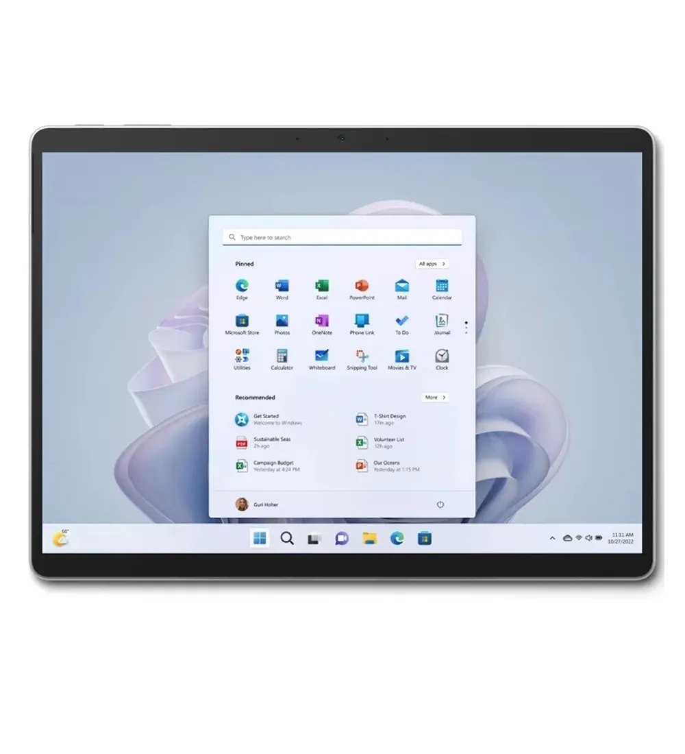 تصویر  تبلت مایکروسافت مدل سرفیس پرو 9 i5 ظرفیت 256 گیگابایت رم 8 گیگابایت