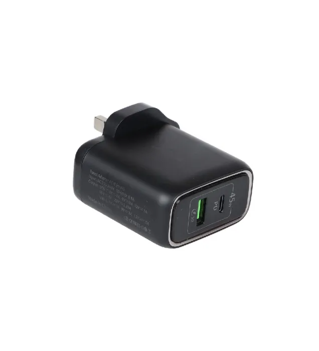 تصویر  شارژر دیواری جی بی کیو 45 وات مدل HC-745 (دو پورت)