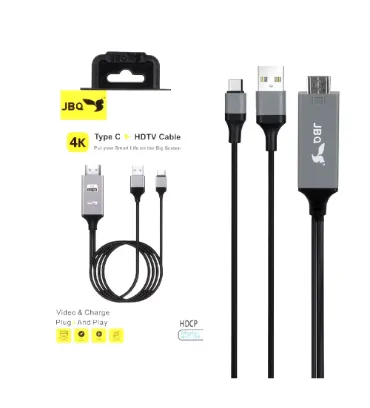 کابل Type-C To HDMI جی بی کیو مدل T88