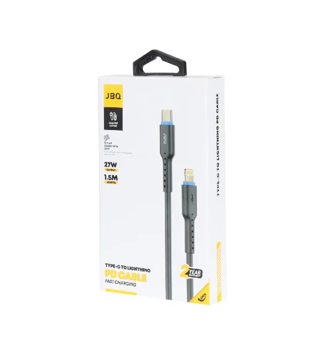 تصویر  کابل شارژ 1.5 متری PD و فست جی بی کیو Type-C to Lightning مدل CA-722