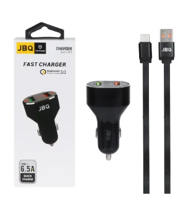 شارژر فندکی جی بی کیو مدل C-65 توان 33 وات