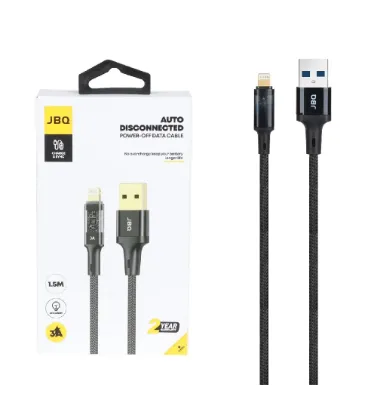 تصویر  کابل شارژ 1.5 متری فست آیفون جی بی کیو مدل CA-728