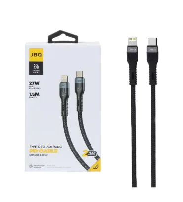 تصویر کابل شارژ 1.5 متری PD و فست جی بی کیو Type-C to Lightning مدل CA-720