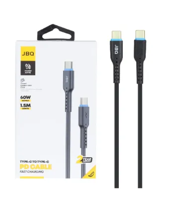 کابل شارژ 1.5 متری PD و فست جی بی کیو Type-C to Type-C مدل CA-722