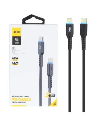 تصویر  کابل شارژ 1.5 متری PD و فست جی بی کیو Type-C to Type-C مدل CA-722