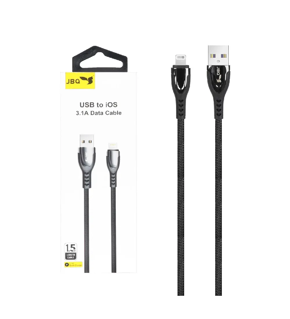 تصویر  کابل شارژ 1.5 متری فست آیفون جی بی کیو Type-C مدل DT-02